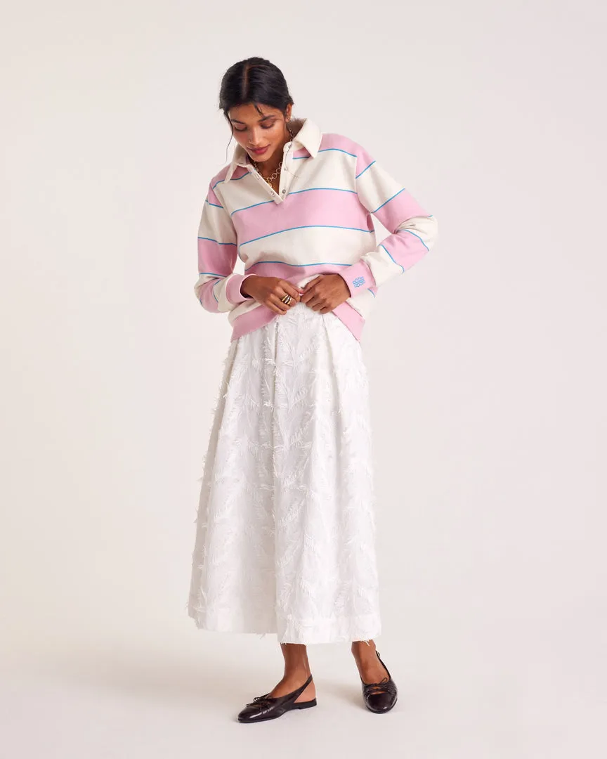 Manuela white feather skirt sold by Balzac Paris product image thumbnail 2