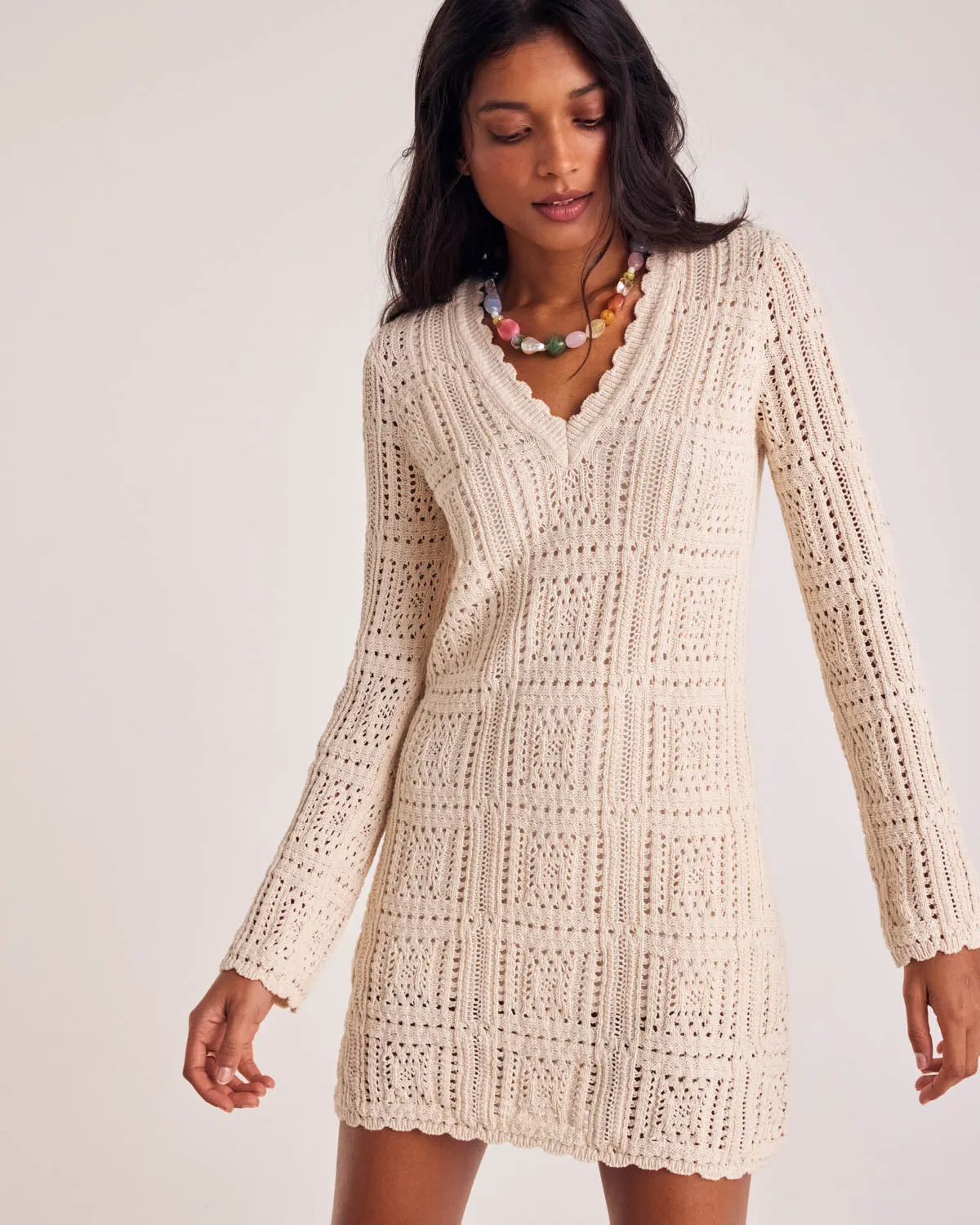 Araceli ecru dress sold by Balzac Paris