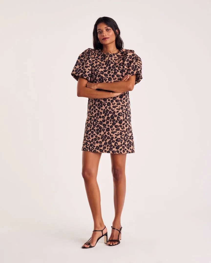 Xoxo leopard jacquard dress sold by Balzac Paris product image thumbnail 5