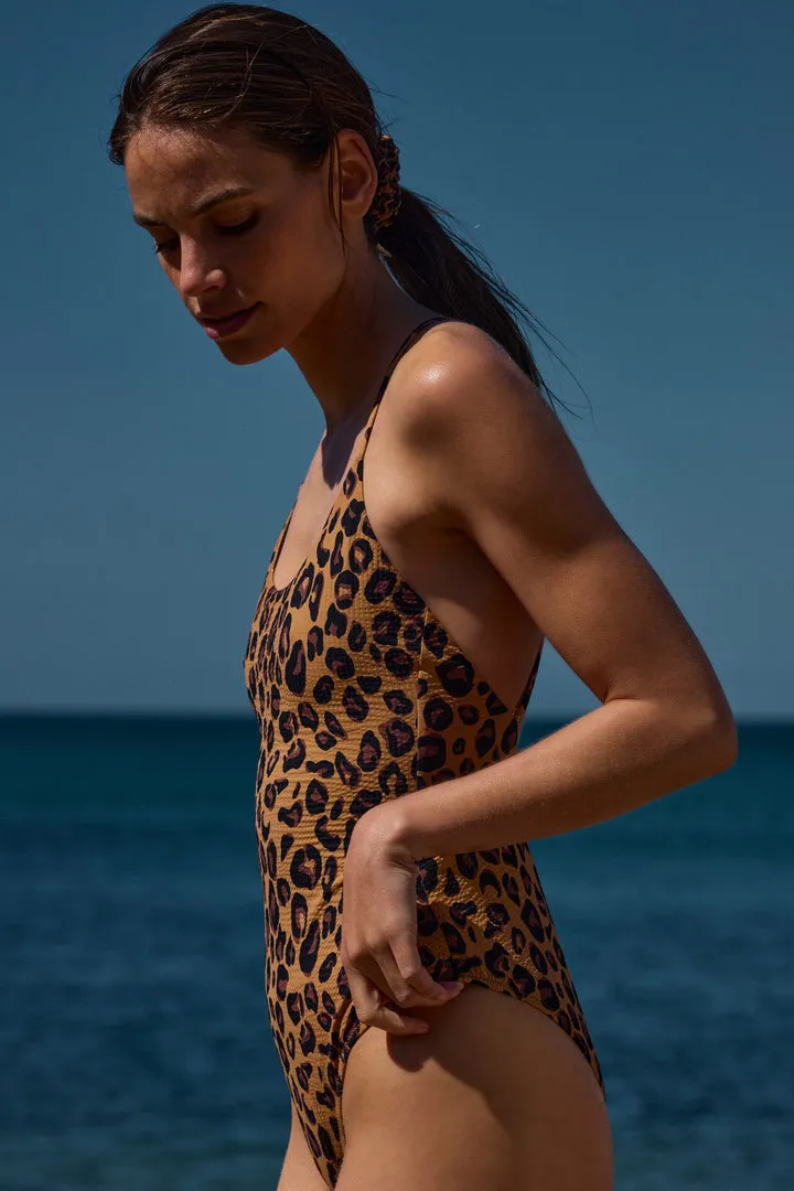 Felisa Leopard Embossed One-Piece Swimsuit sold by Balzac Paris product image thumbnail 5