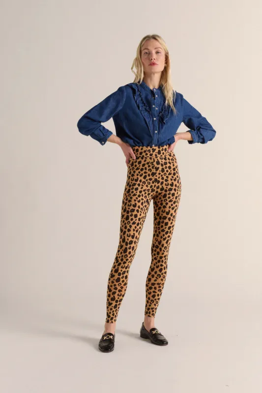 Calme leopard leggings sold by Balzac Paris