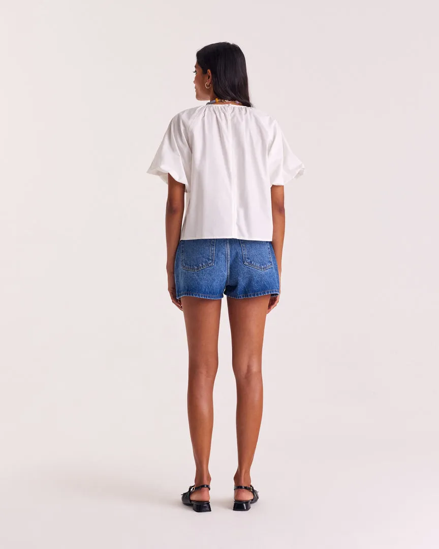 Mariela natural white blouse sold by Balzac Paris product image thumbnail 4