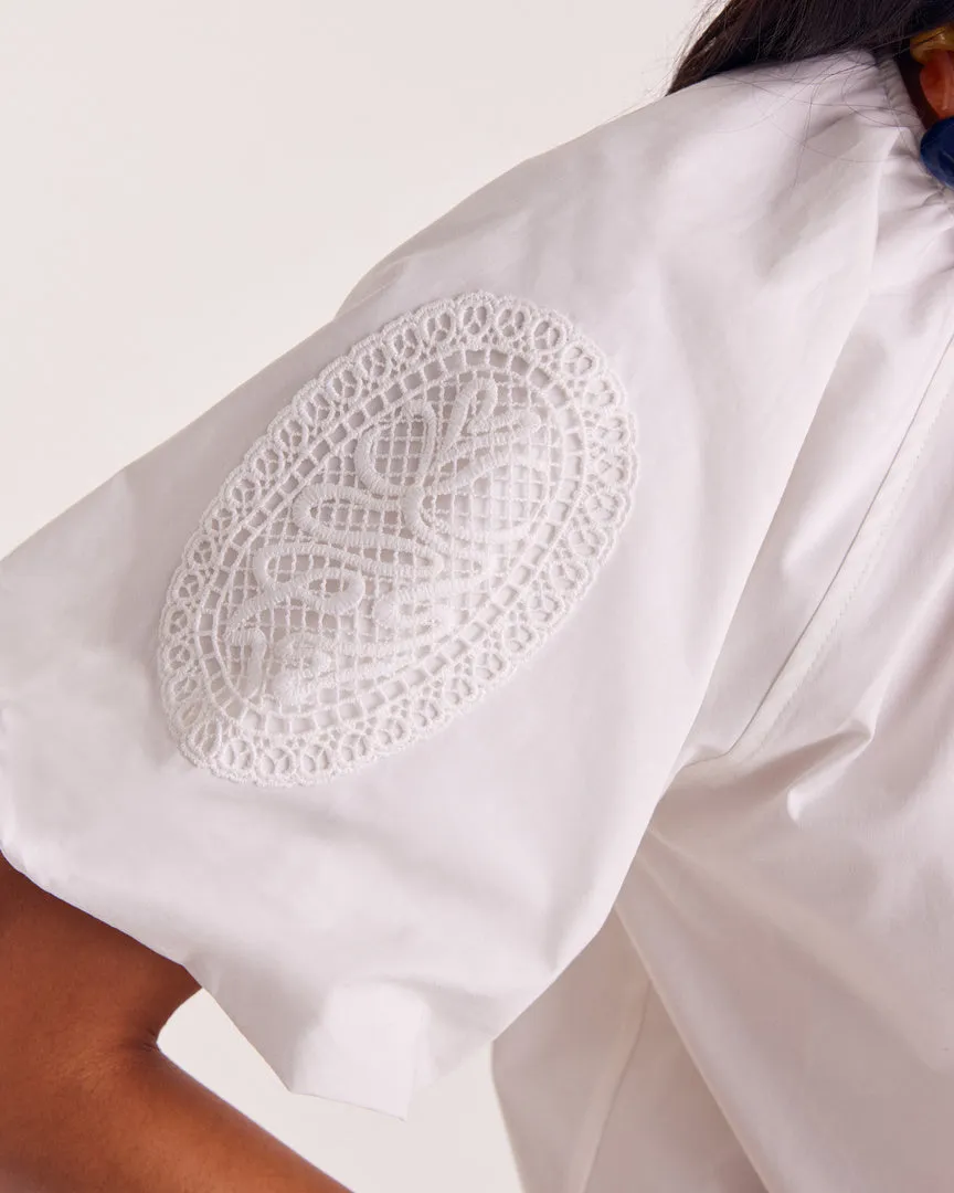 Mariela natural white blouse sold by Balzac Paris product image thumbnail 2