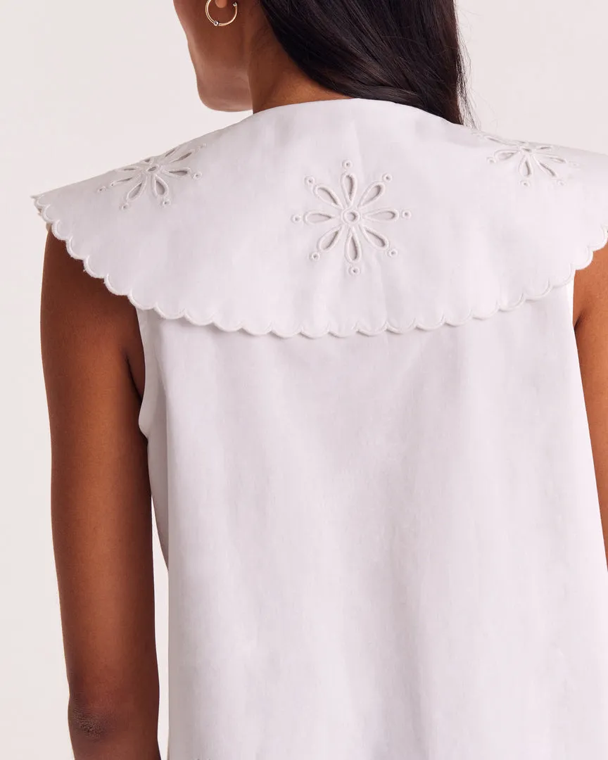 Natural white Moana top sold by Balzac Paris product image thumbnail 4