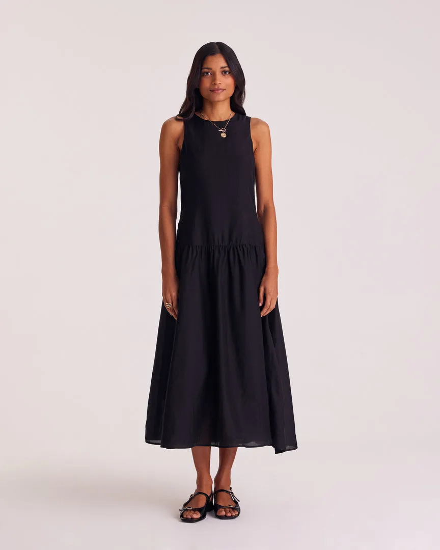 Evelina black dress sold by Balzac Paris