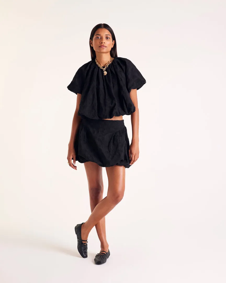 Isaure blouse with black embroidery sold by Balzac Paris product image thumbnail 5