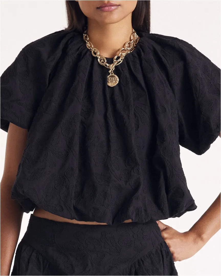 Isaure blouse with black embroidery sold by Balzac Paris product image thumbnail 3