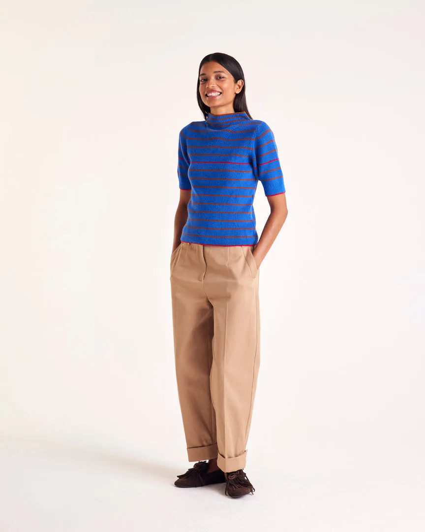 Tristan beige pants sold by Balzac Paris