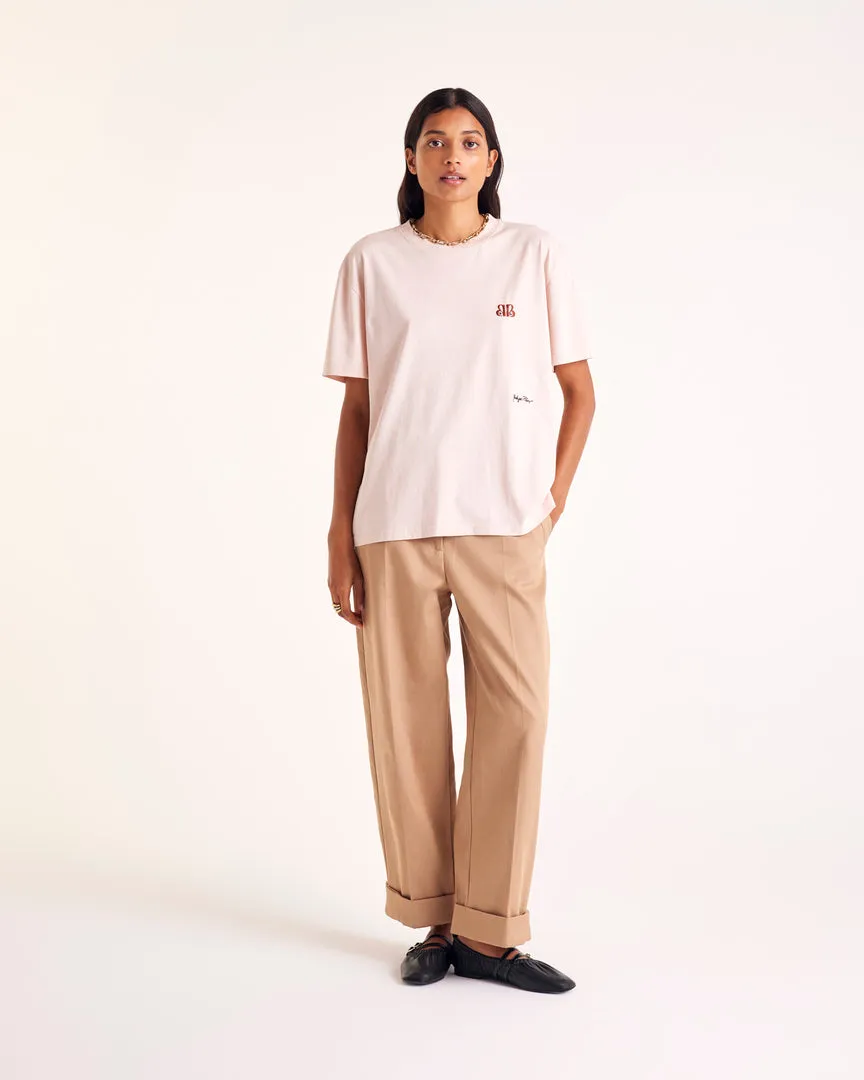 Baptiste pink BP eyes t-shirt sold by Balzac Paris product image thumbnail 2