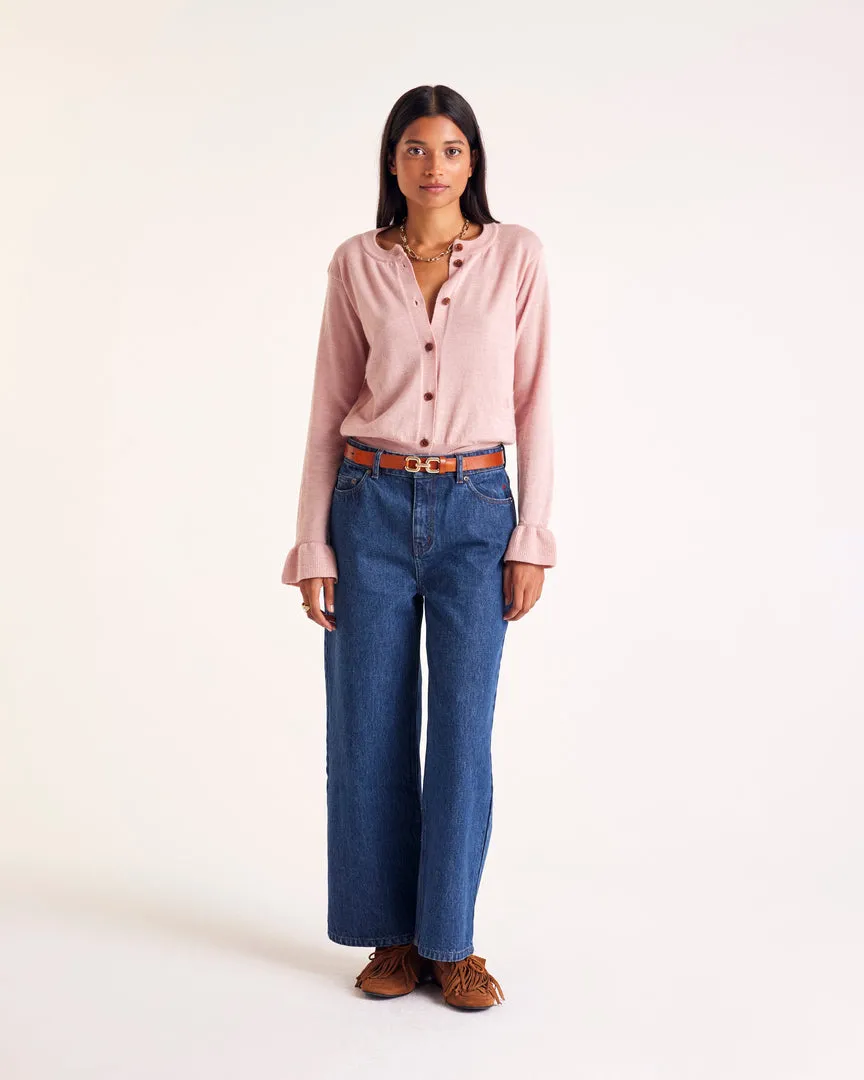 Rosalie pink cardigan sold by Balzac Paris product image thumbnail 2