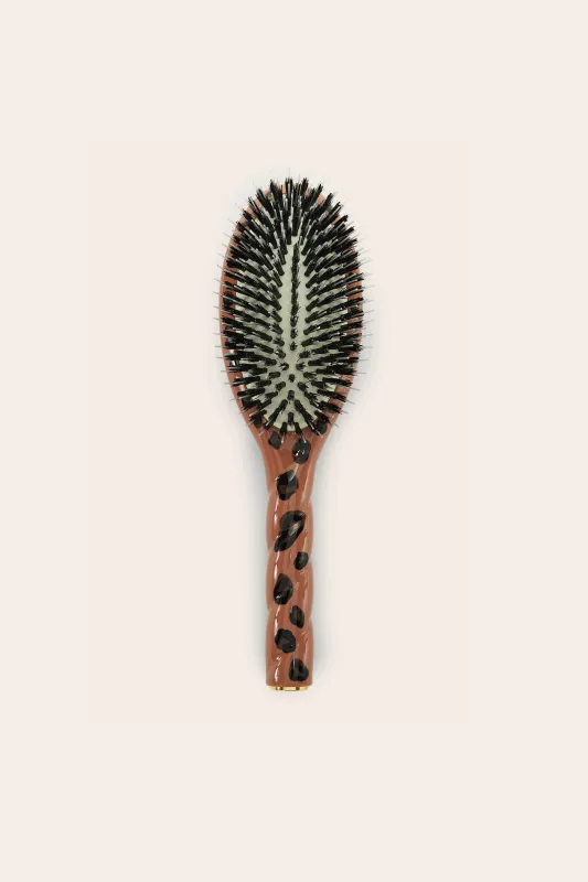 Brush N.03 Normal to Thick Hair - Sensitive Scalp Leopard sold by Balzac Paris