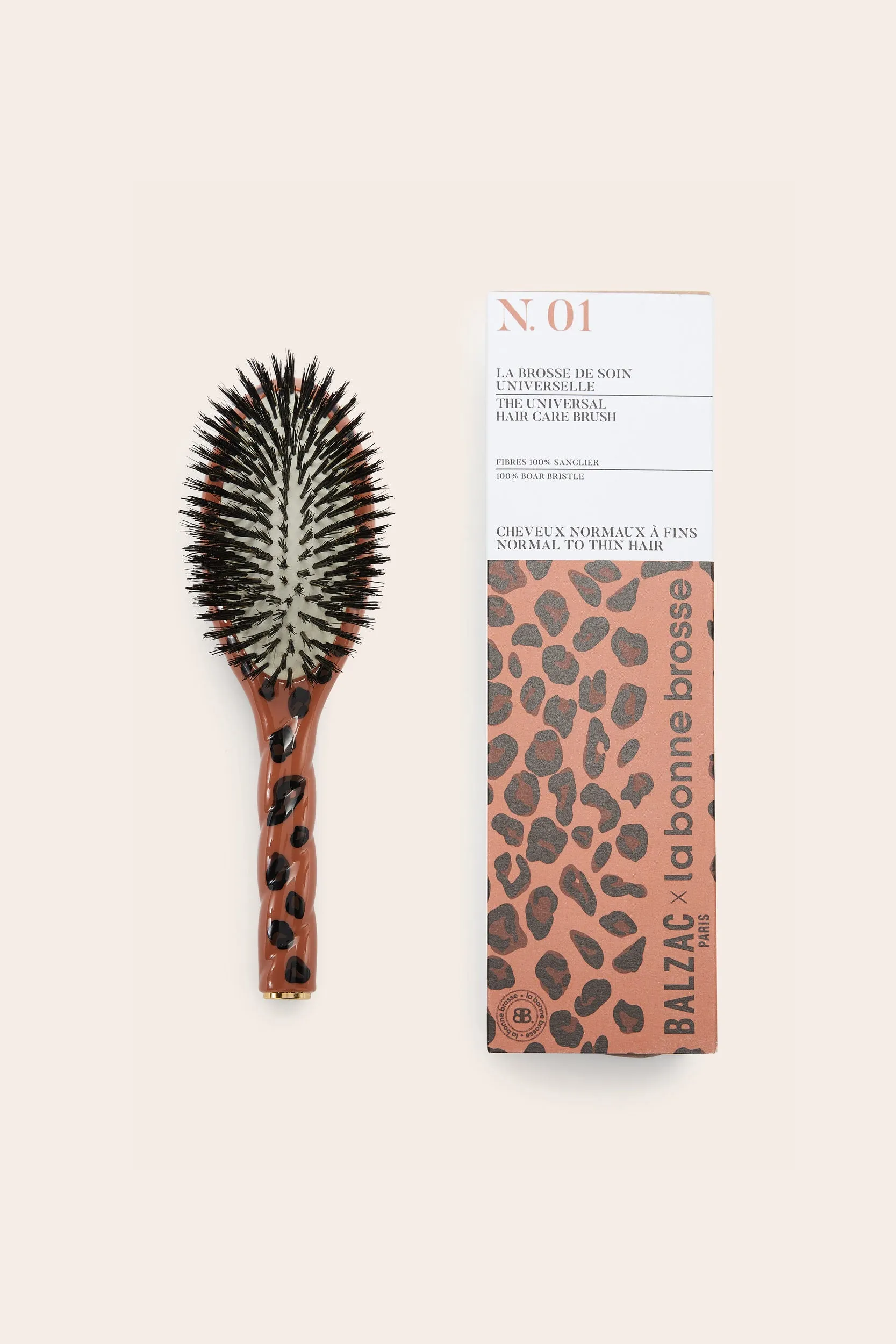 Brush N.01 Fine Hair Leopard sold by Balzac Paris product image thumbnail 4