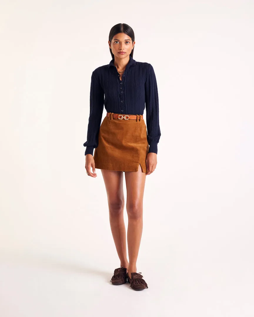Odile navy blue cardigan sold by Balzac Paris product image thumbnail 2