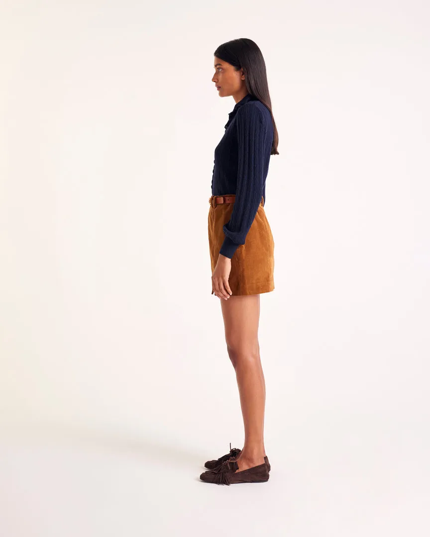 Odile navy blue cardigan sold by Balzac Paris product image thumbnail 5