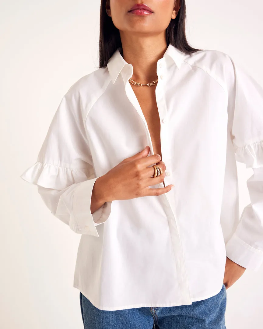 Jeanne natural white shirt sold by Balzac Paris product image thumbnail 2