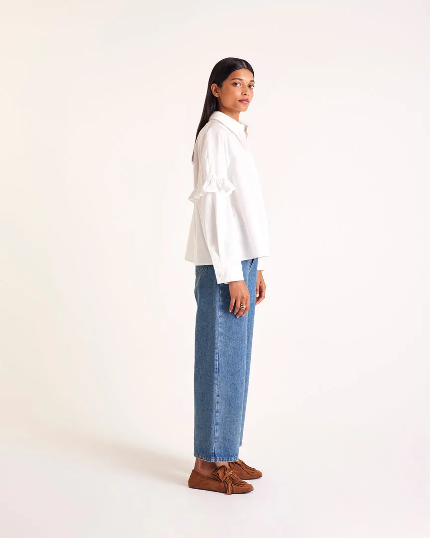 Jeanne natural white shirt sold by Balzac Paris product image thumbnail 3
