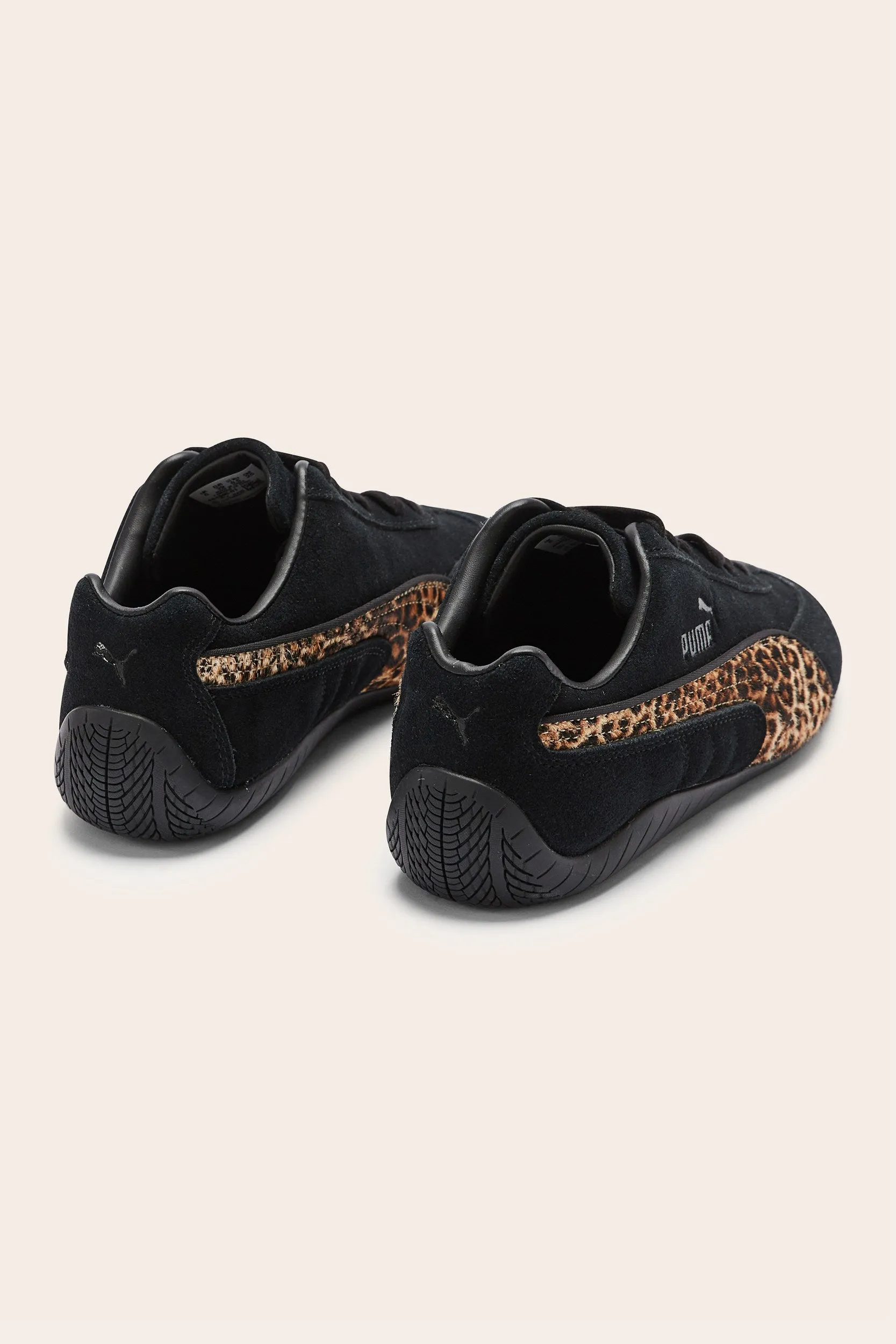 Black and leopard Speedcat sneakers - Puma X Courir X Balzac Paris sold by Balzac Paris product image thumbnail 3
