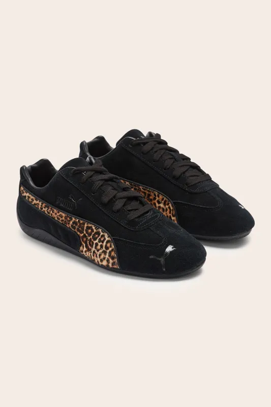 Black and leopard Speedcat sneakers - Puma X Courir X Balzac Paris sold by Balzac Paris