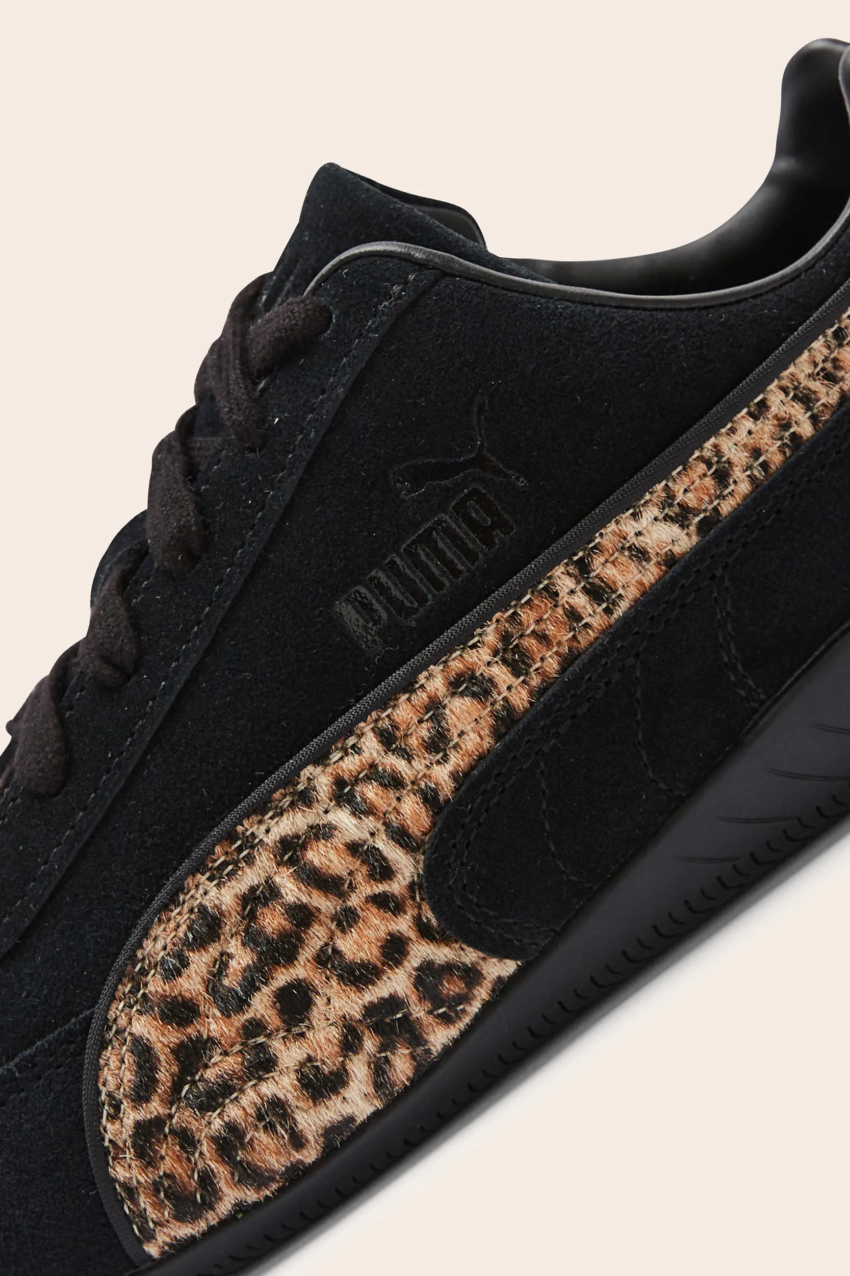 Black and leopard Speedcat sneakers - Puma X Courir X Balzac Paris sold by Balzac Paris product image thumbnail 4