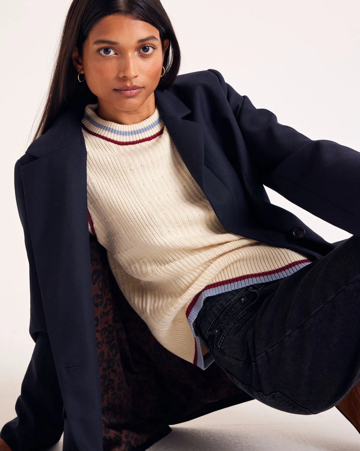 Pacome dark navy blue jacket sold by Balzac Paris product image thumbnail 3