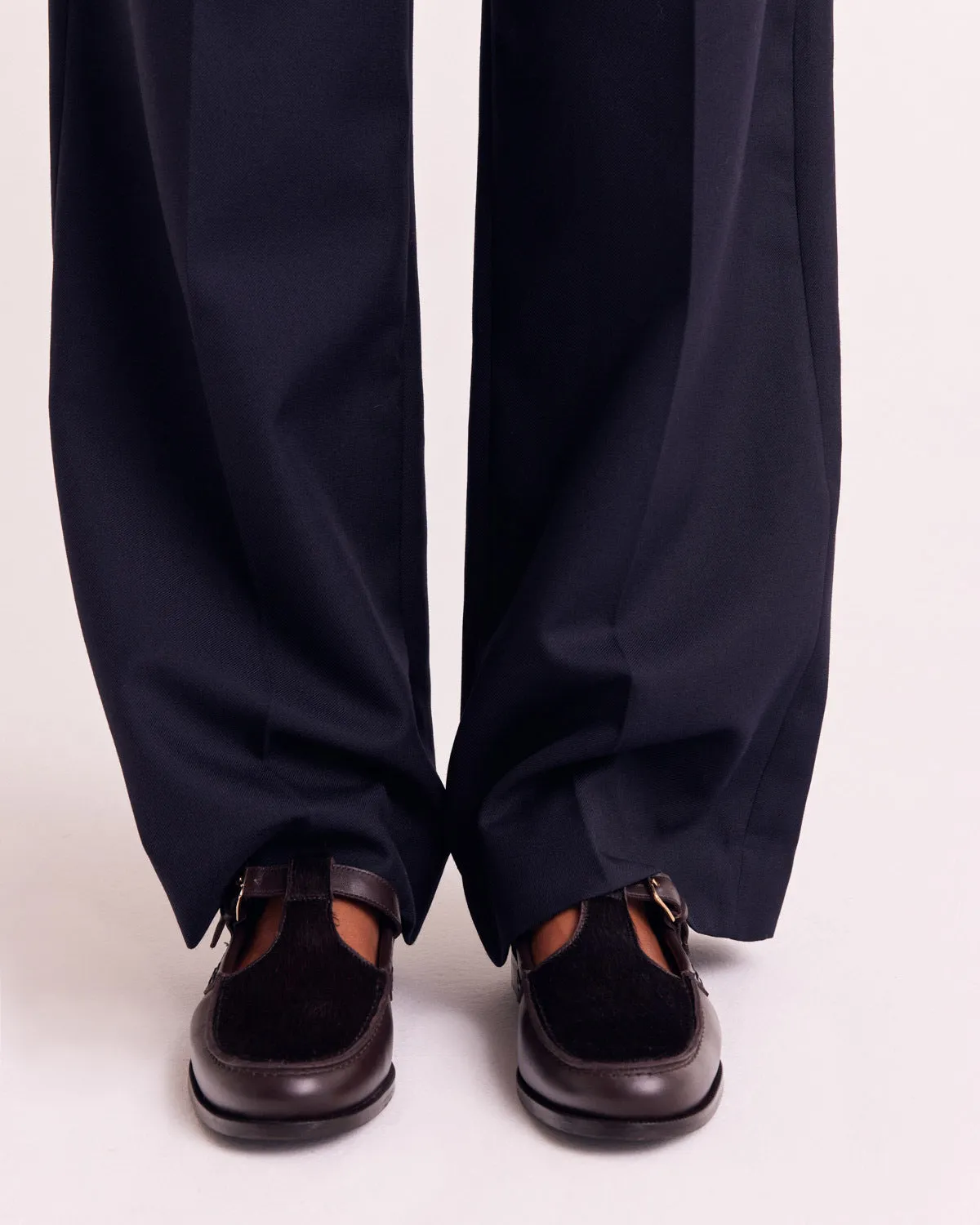 Dark navy blue Dan pants sold by Balzac Paris product image thumbnail 4