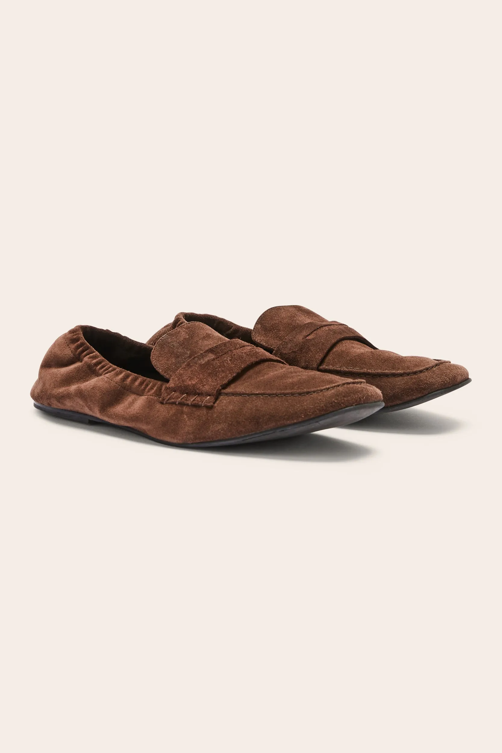 Alix Mocha Split Leather Fringe Loafers sold by Balzac Paris product image thumbnail 5