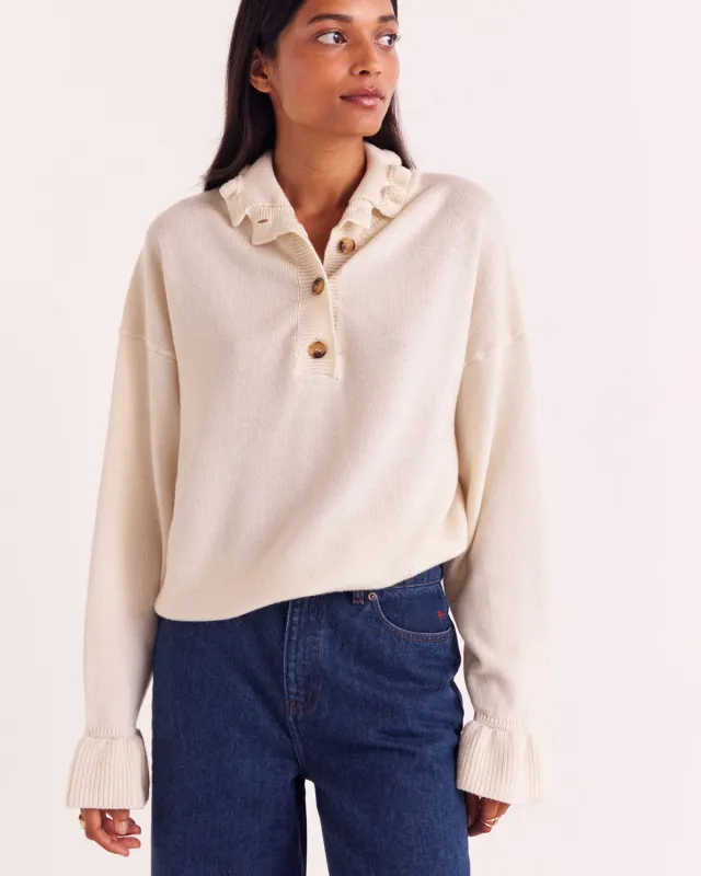 Ecru Pauline Sweater sold by Balzac Paris