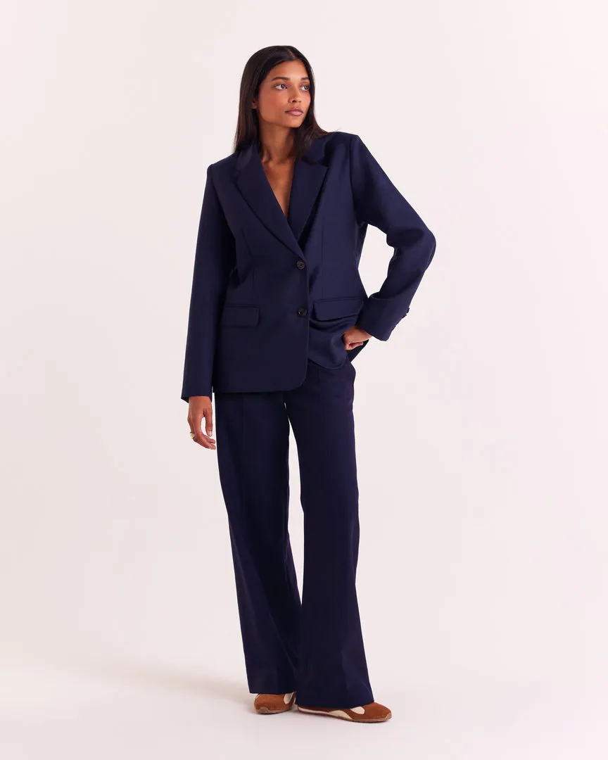 Ink Blue Siméon Trousers sold by Balzac Paris product image thumbnail 5