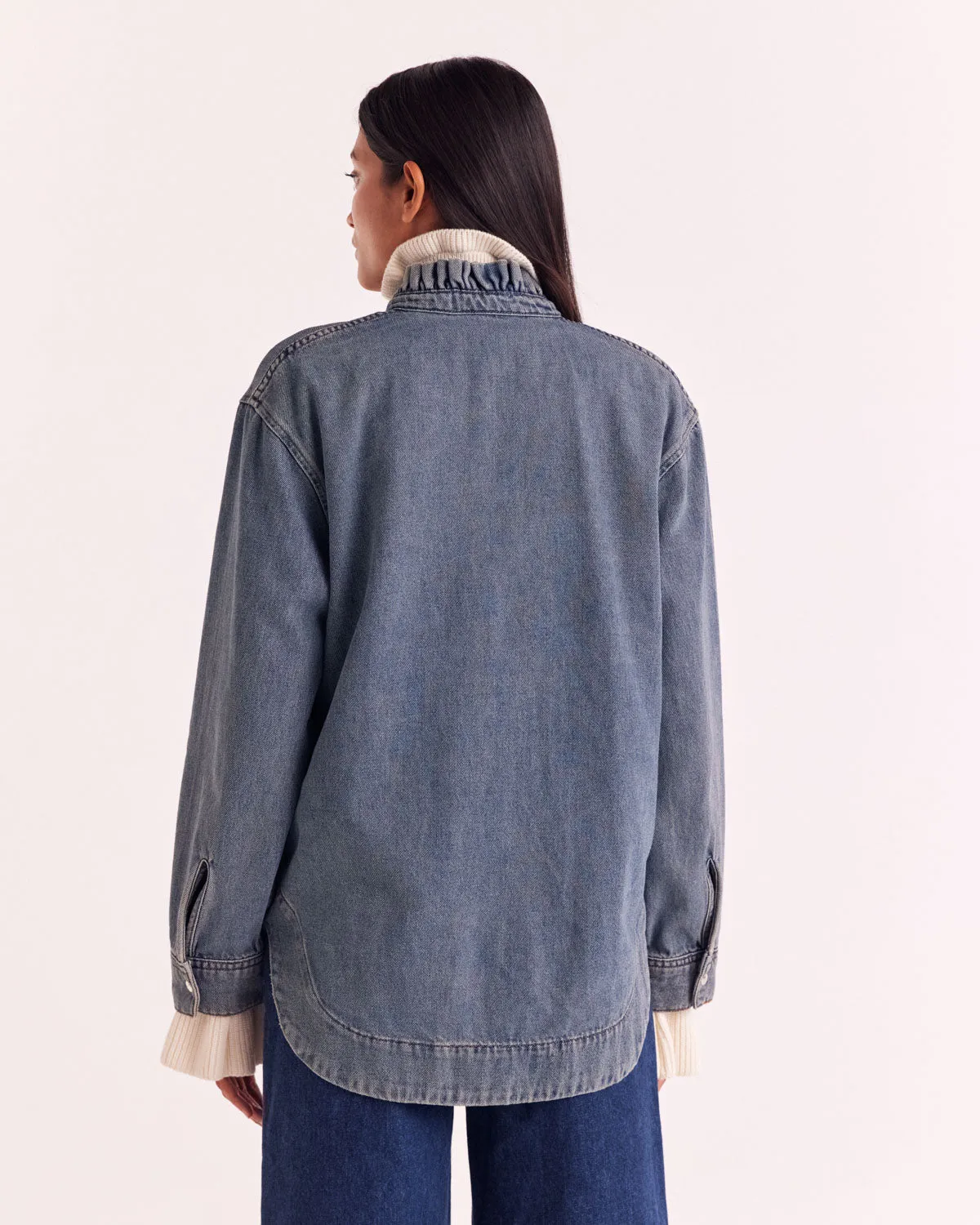 Vintage Blue Salomé Shirt sold by Balzac Paris product image thumbnail 5