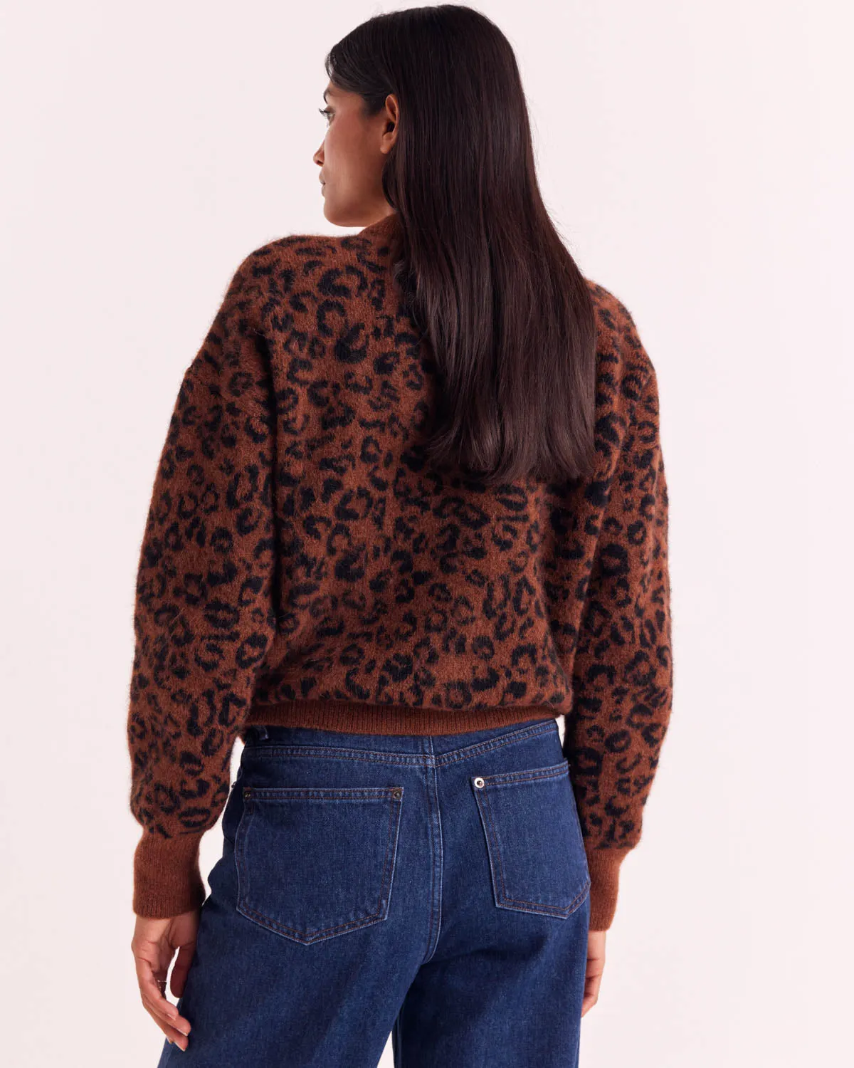 Fawn Leopard Doudou Sweater sold by Balzac Paris product image thumbnail 3