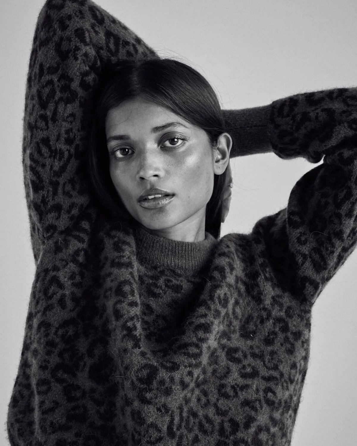 Fawn Leopard Doudou Sweater sold by Balzac Paris product image thumbnail 4