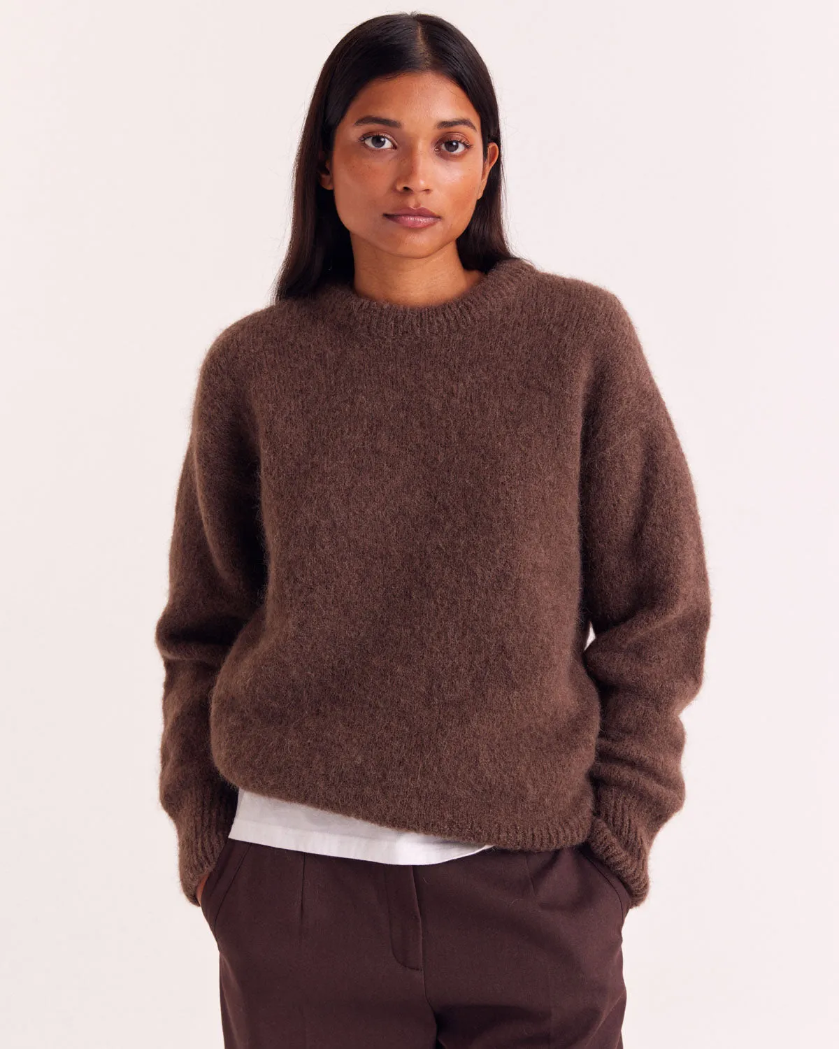 Mocha Doudou Sweater sold by Balzac Paris