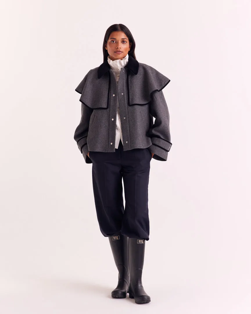 Grey and Black Juliette Coat sold by Balzac Paris product image thumbnail 5