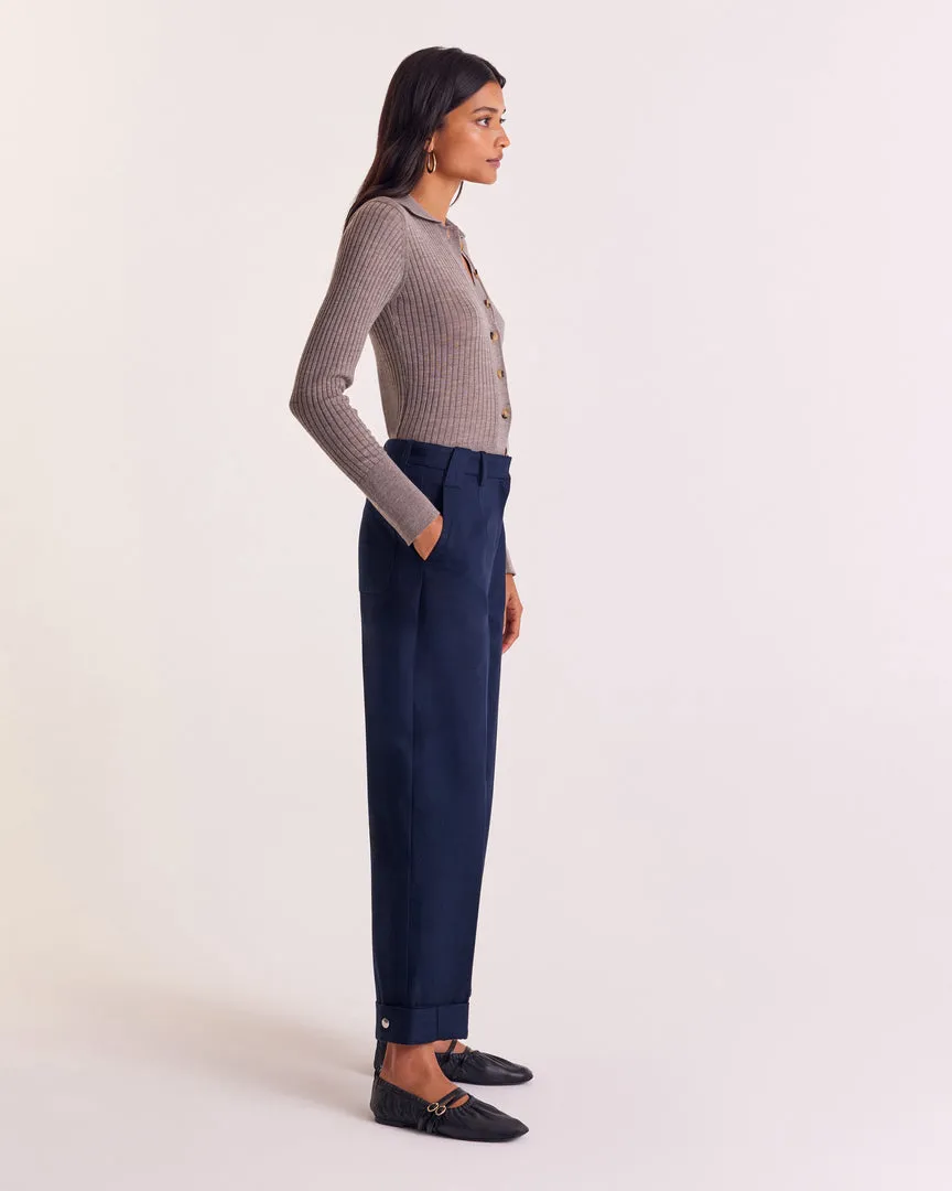 Tristan navy blue pants sold by Balzac Paris product image thumbnail 4