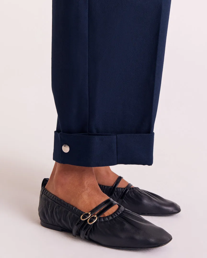 Tristan navy blue pants sold by Balzac Paris product image thumbnail 3