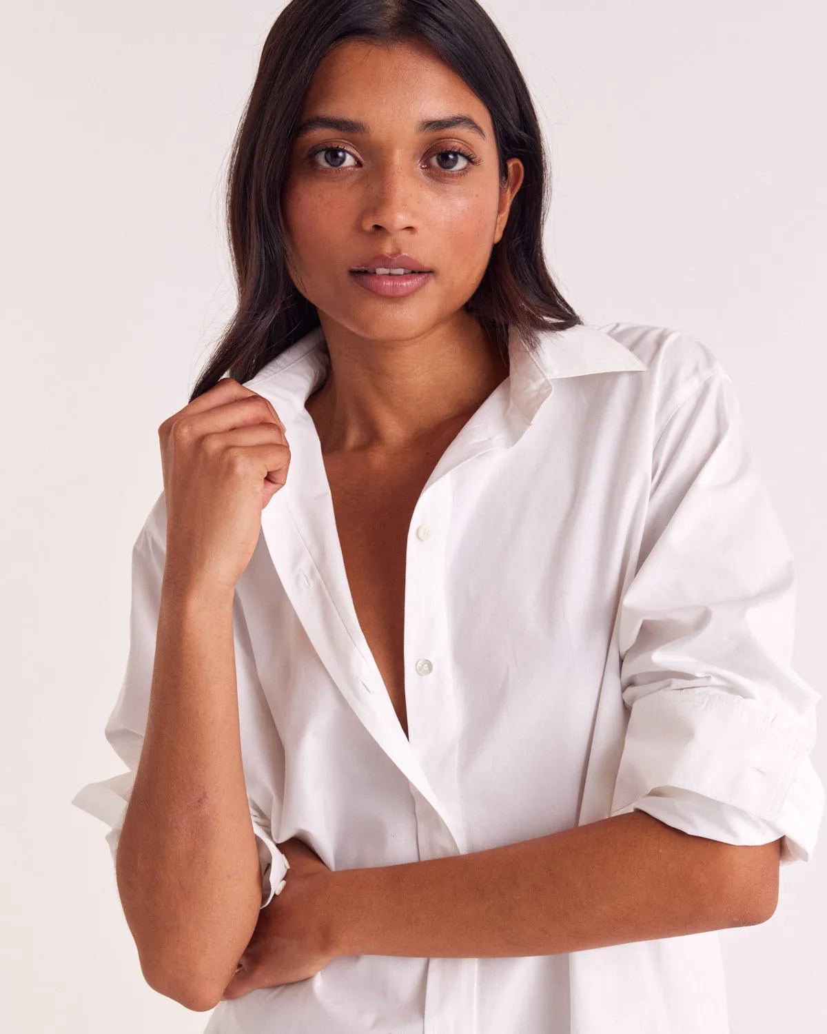 Anne natural white shirt sold by Balzac Paris product image thumbnail 3