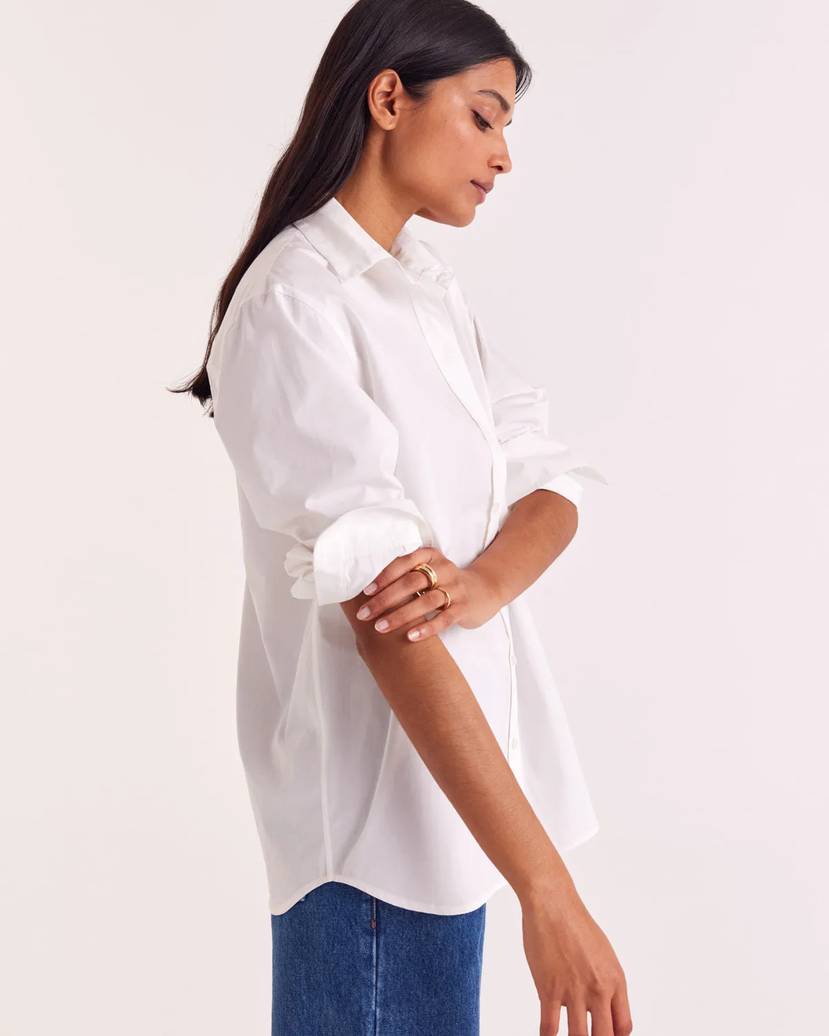 Anne natural white shirt sold by Balzac Paris product image thumbnail 2