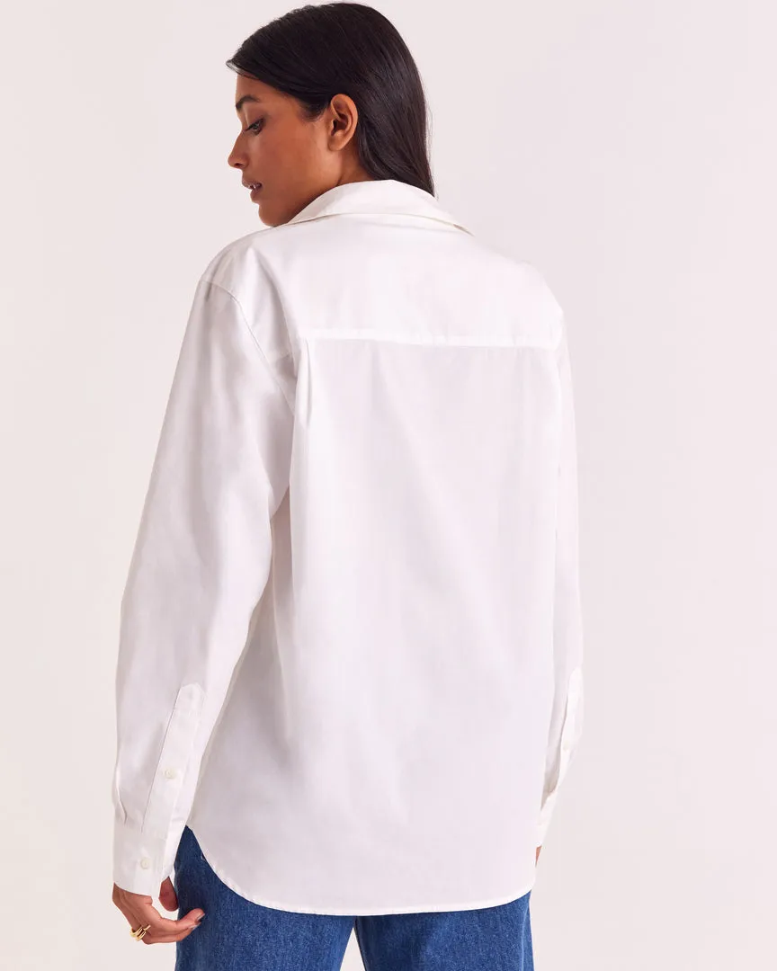 Anne natural white shirt sold by Balzac Paris product image thumbnail 4