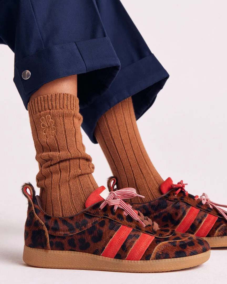 Quinn pony leopard sneakers sold by Balzac Paris