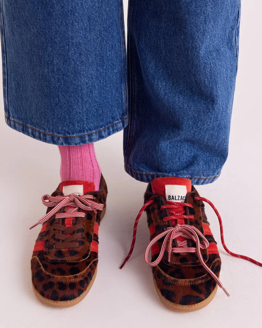 Quinn pony leopard sneakers sold by Balzac Paris product image thumbnail 3