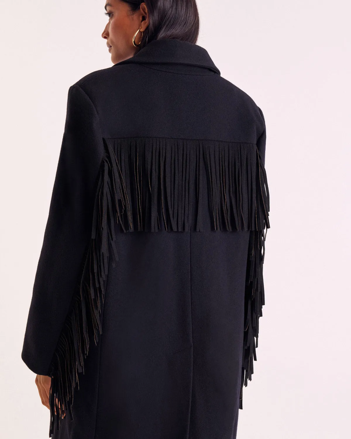 Marcella navy blue coat sold by Balzac Paris product image thumbnail 2