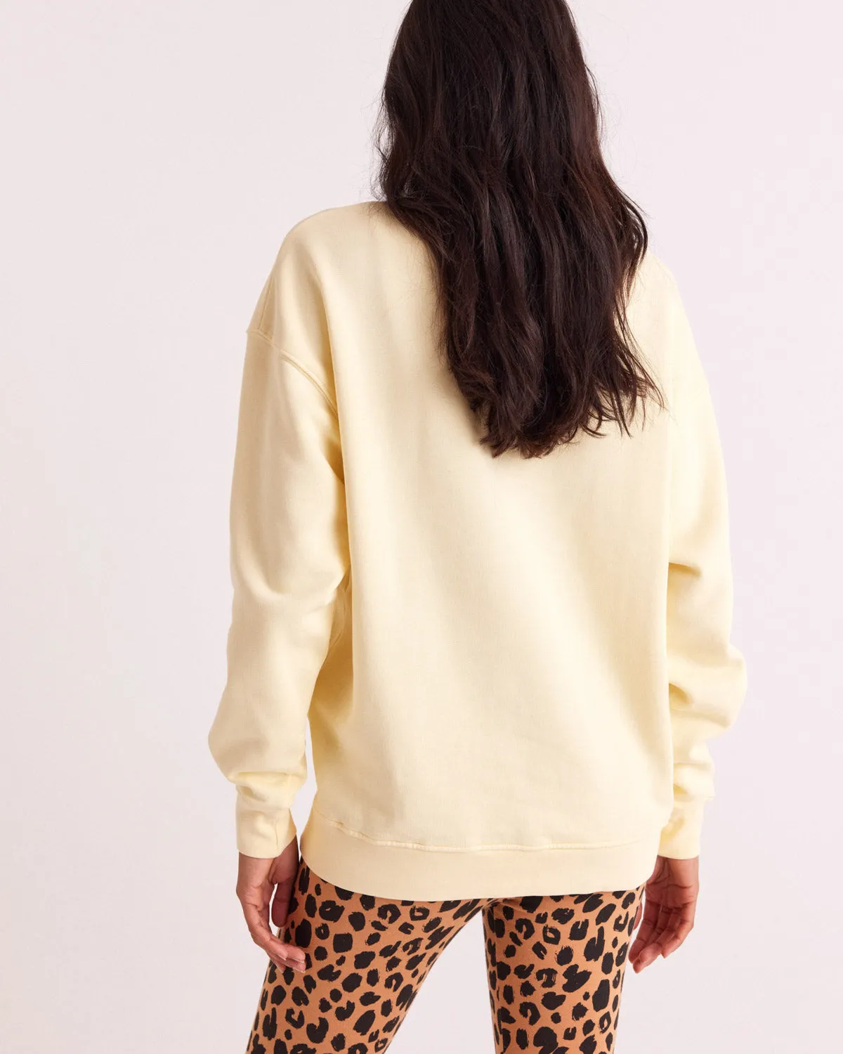 Virgil butter yellow sweatshirt sold by Balzac Paris product image thumbnail 5