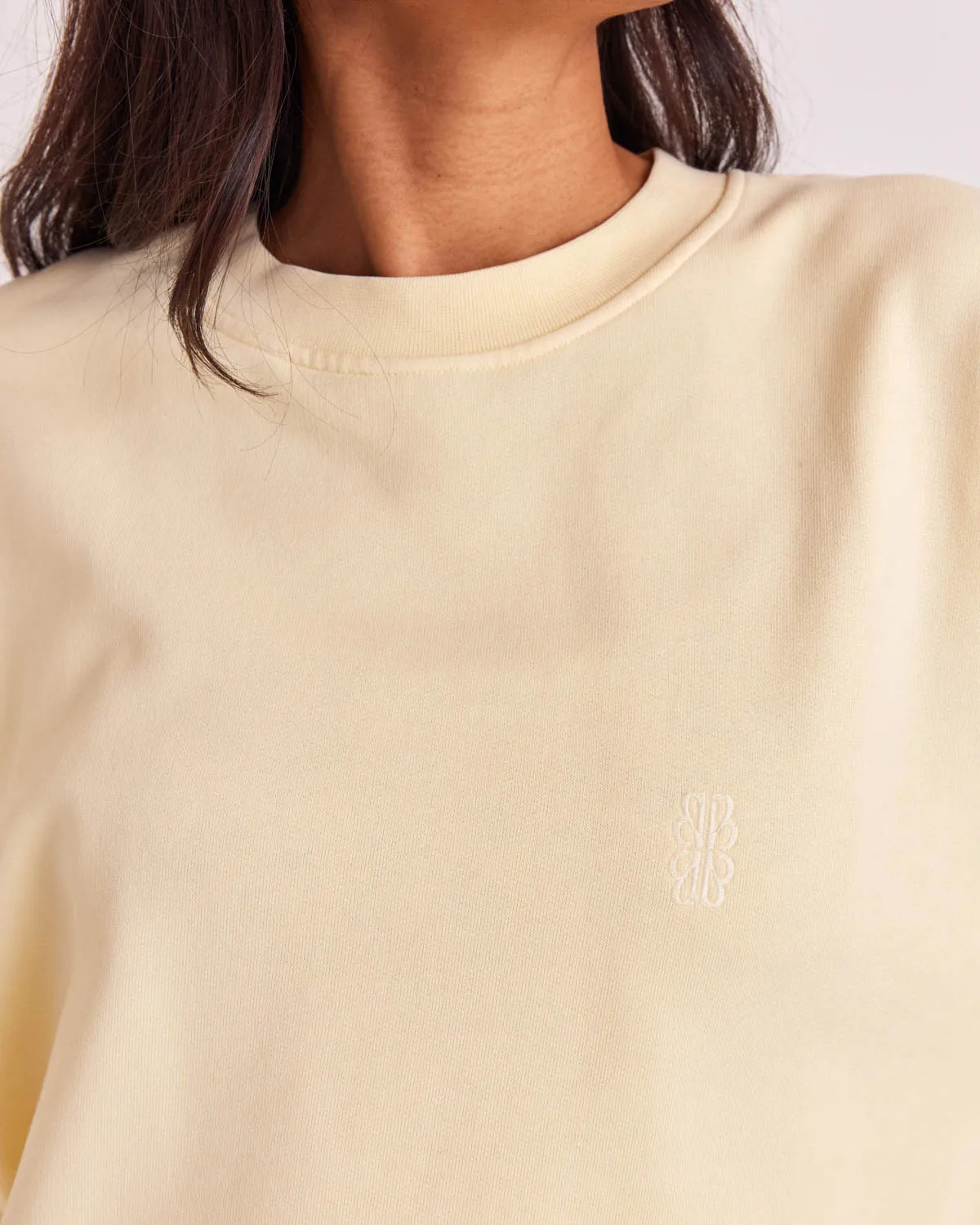 Virgil butter yellow sweatshirt sold by Balzac Paris product image thumbnail 2