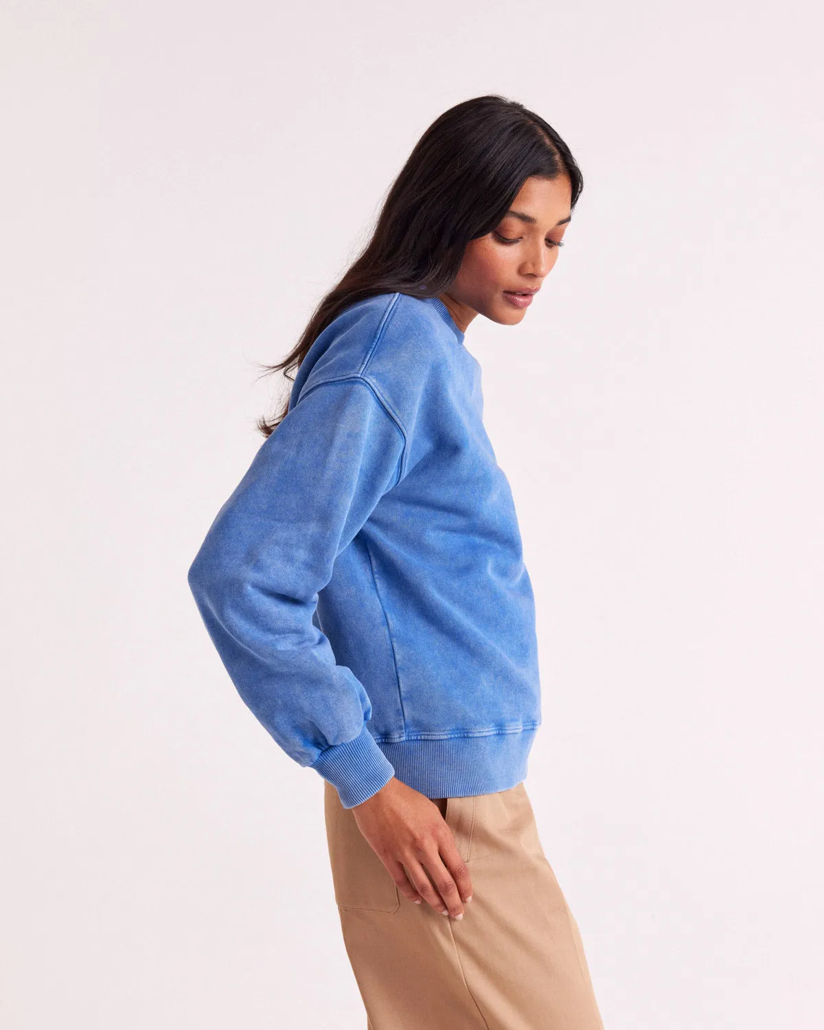 Faded blue Virgil sweatshirt sold by Balzac Paris product image thumbnail 4
