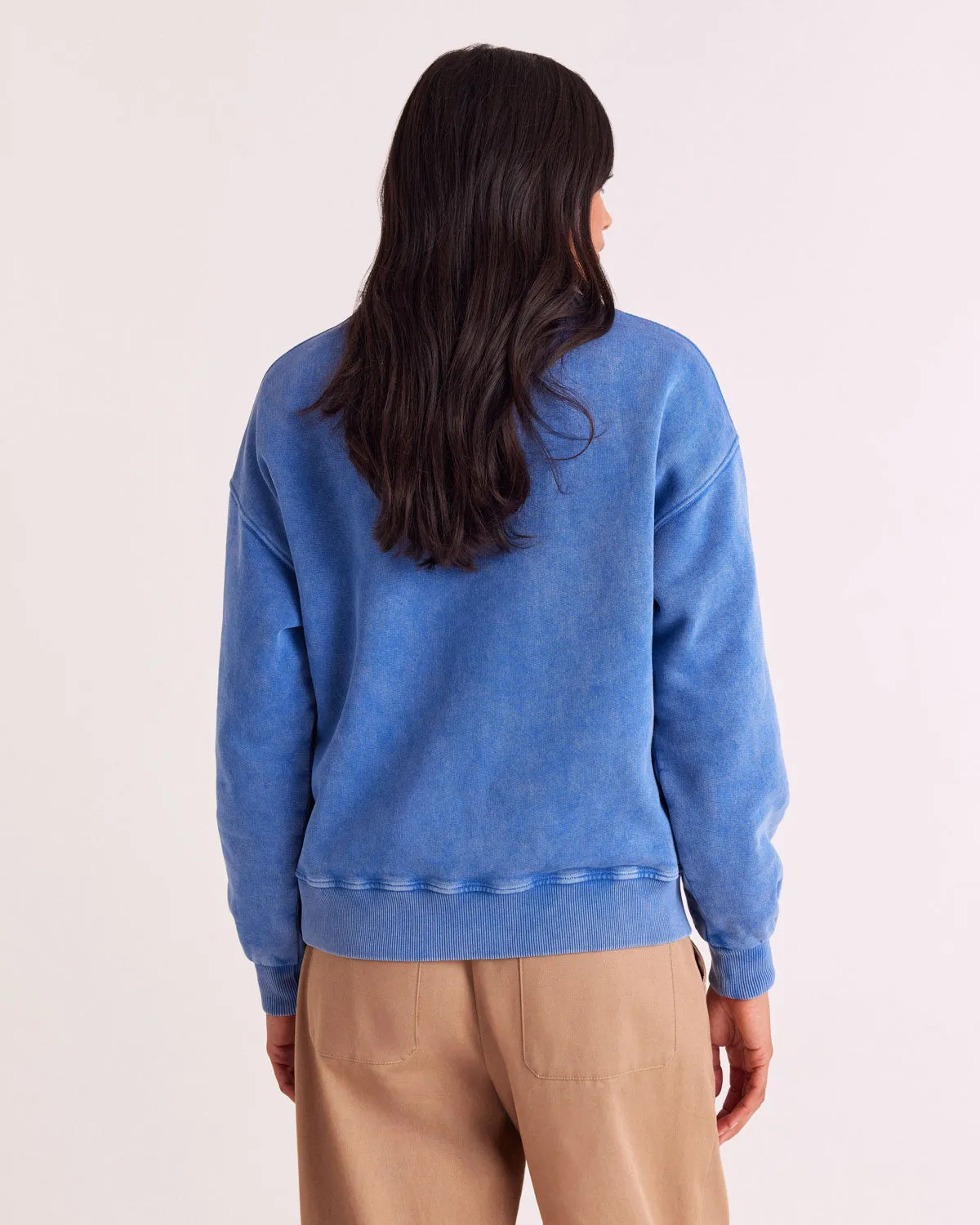 Faded blue Virgil sweatshirt sold by Balzac Paris product image thumbnail 5