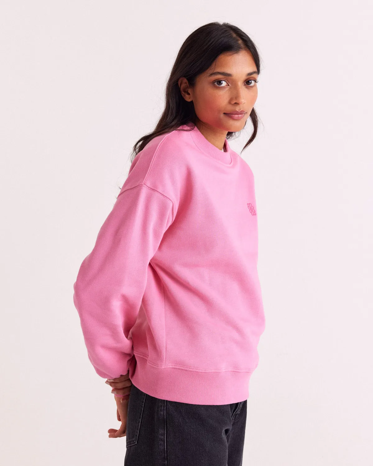 Virgil bright pink sweatshirt sold by Balzac Paris product image thumbnail 4