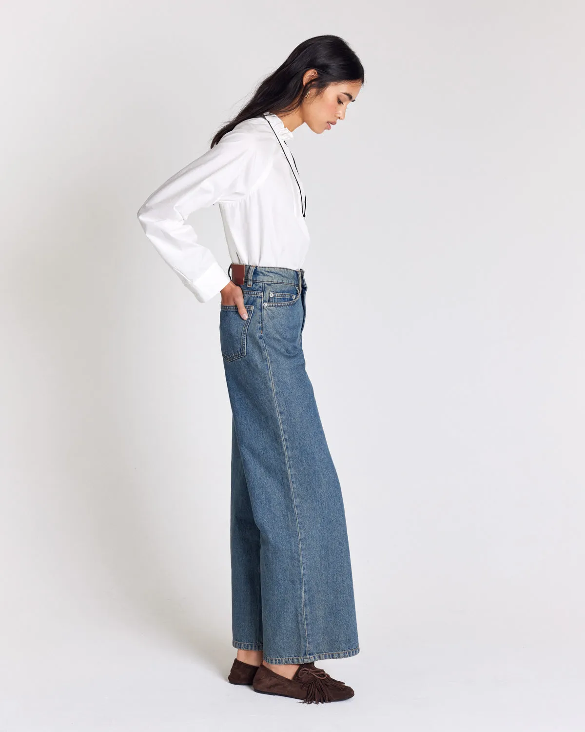 Vintage blue Jean Mateo sold by Balzac Paris product image thumbnail 5