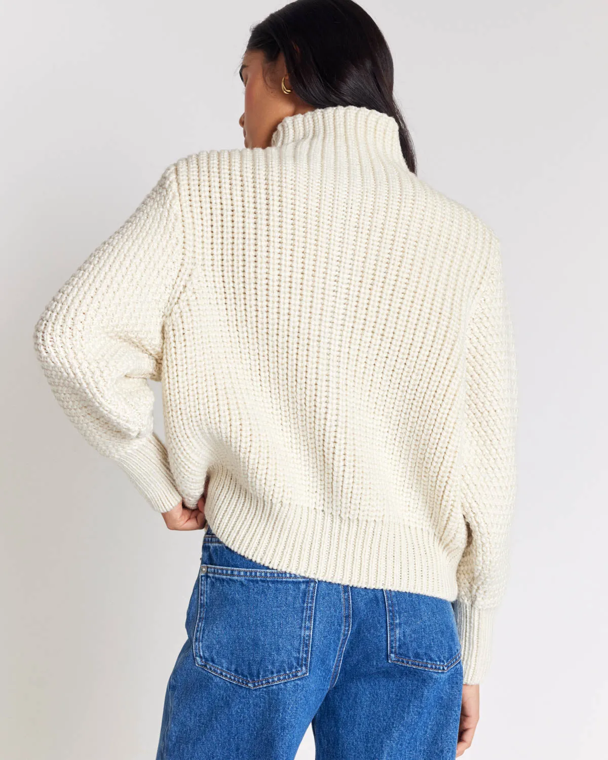Ecru Marcel cardigan sold by Balzac Paris product image thumbnail 5