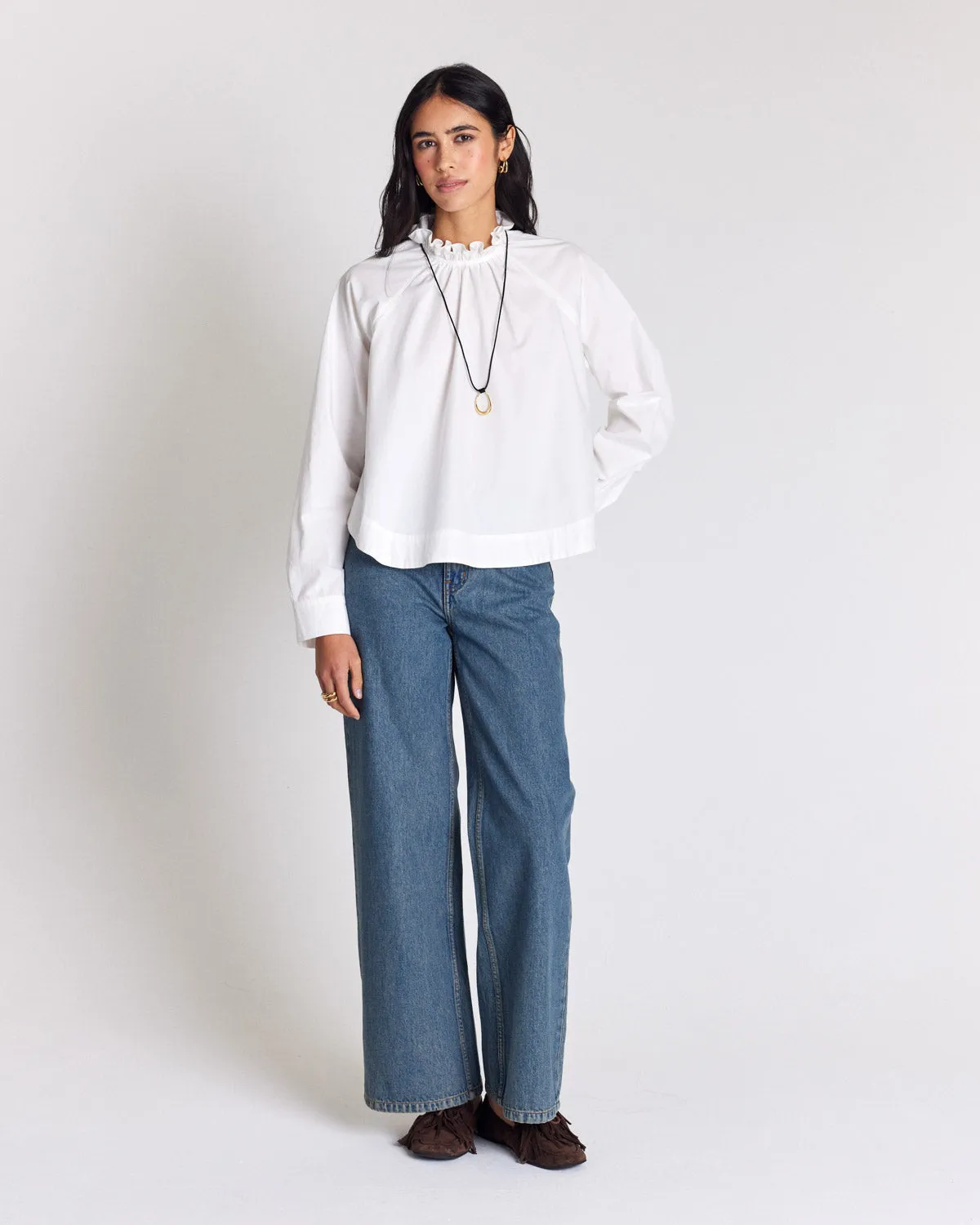 Zoélie blouse, natural white sold by Balzac Paris product image thumbnail 3