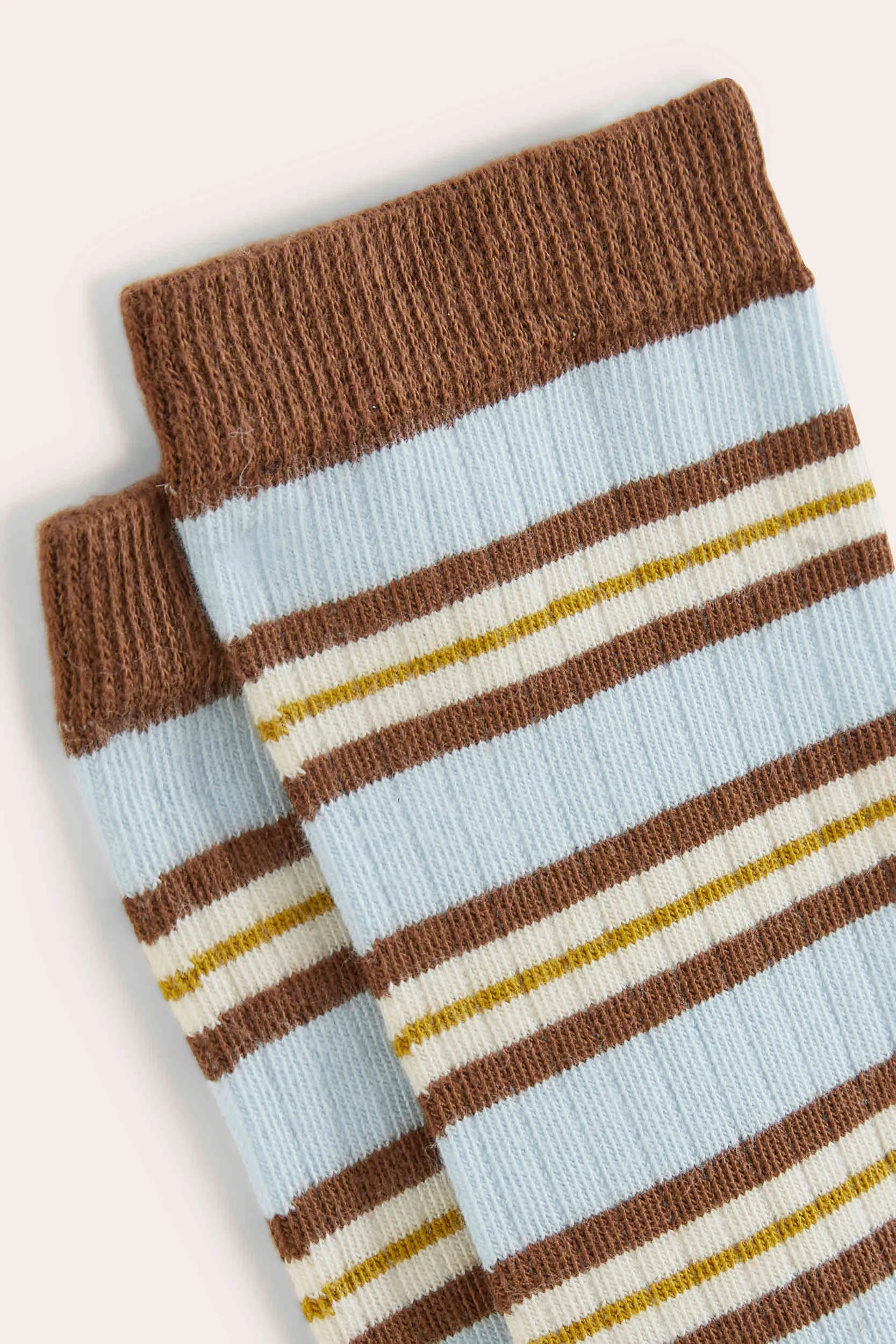 Ella socks, yellow and blue stripes sold by Balzac Paris product image thumbnail 4